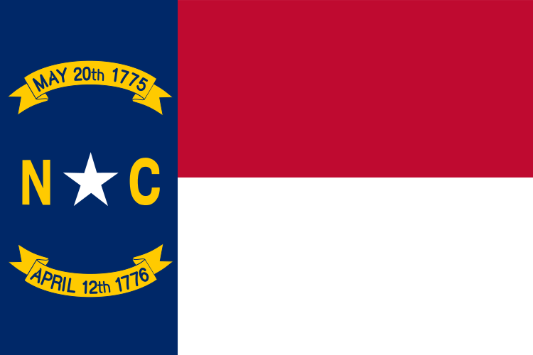 Bandera Carolina del Norte
