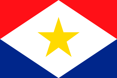 Bandera Isla de Saba