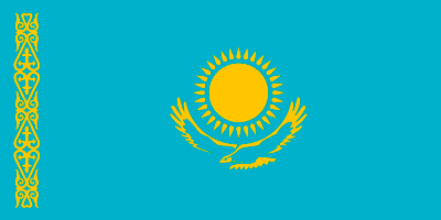 Bandera Kazajistán