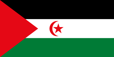 Bandera República Árabe Saharaui Democrática