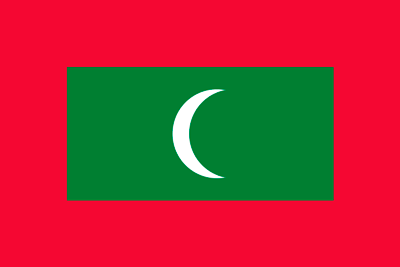 Bandera Maldivas