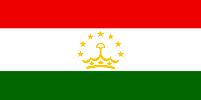 Bandera Tayikistán