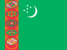 Tu Bandera - Bandera de Turkmenistán