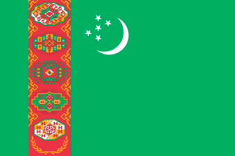 Tu Bandera - Bandera de Turkmenistán