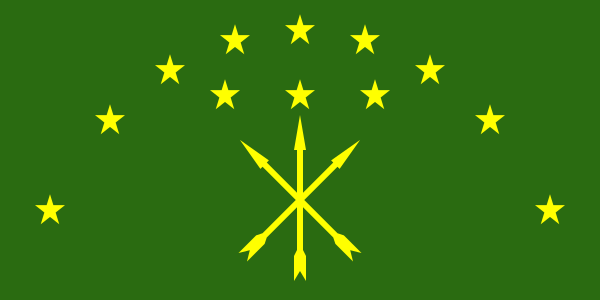 Bandera República de Adiguesia