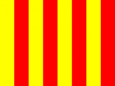 Tu Bandera - Bandera de a franjas rojas y amarillas