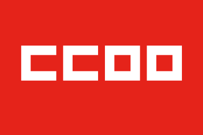 Bandera CCOO roja