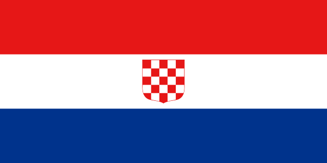 Bandera Croacia (1990)