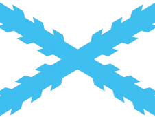 Tu Bandera - Bandera de Cruz de Borgoña celeste