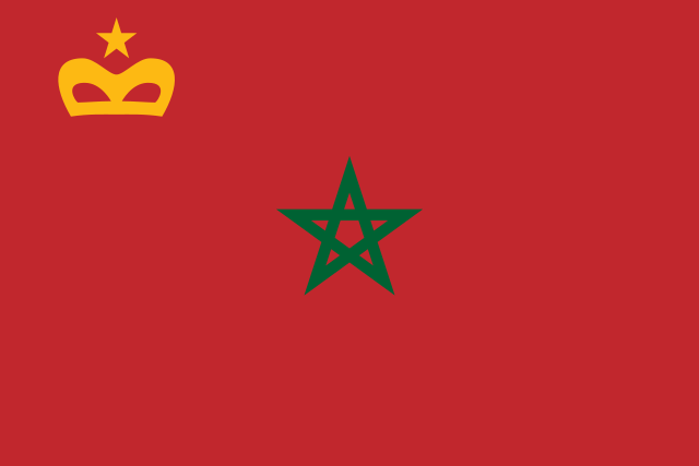 Bandera Enseña Civil Marruecos