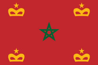 Tu Bandera - Bandera de Enseña naval Marruecos