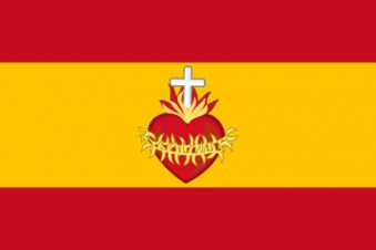 Tu Bandera - Bandera de España con el Sagrado Corazón