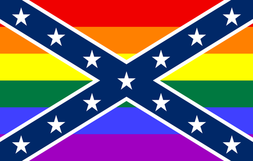 Bandera Estados Confederados de América GAY