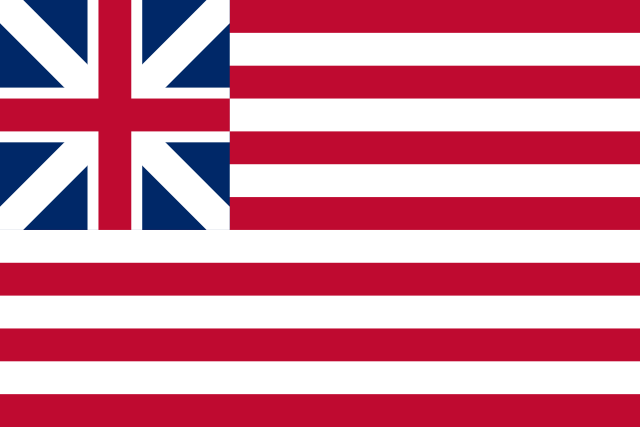 Bandera Estados Unidos (1776 - 1777)