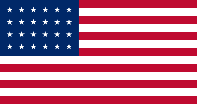 Bandera Estados Unidos (1822 - 1836)