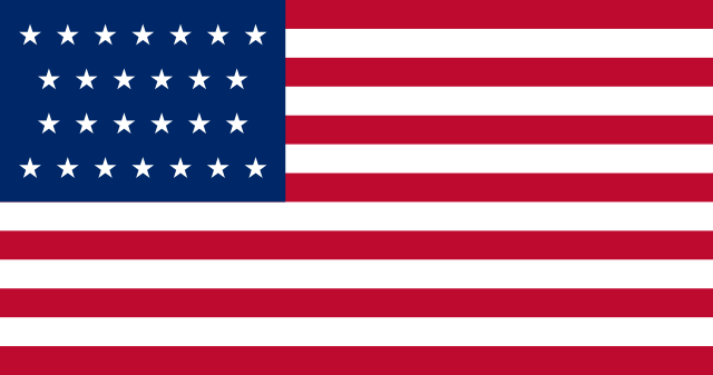 Bandera Estados Unidos (1837 - 1845)