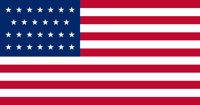 Bandera Estados Unidos (1845 - 1846)
