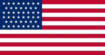 Tu Bandera - Bandera de Estados Unidos (1908 - 1912)