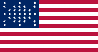 Tu Bandera - Bandera de Estados Unidos Fort Sumter (1859 - 1861)
