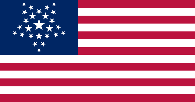 Bandera Estados Unidos GreatStar (1837 - 1845)