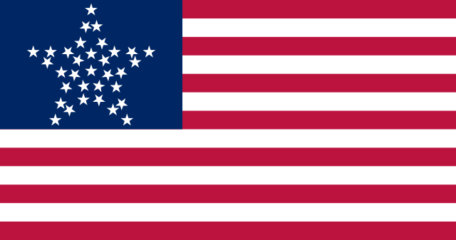 Bandera Estados Unidos GreatStar (1859 - 1861)