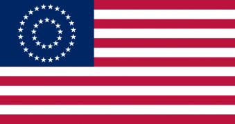 Tu Bandera - Bandera de Estados unidos Medallion Centennial (1867 - 1877)