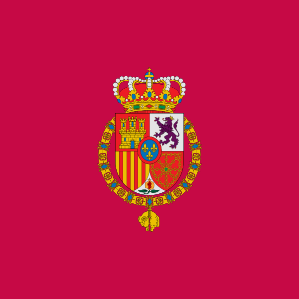 Bandera Estandarte del rey de España