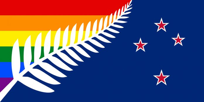 Bandera Nueva Zelanda GAY