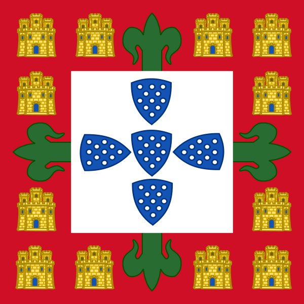 Bandera Portugal (1385 a 1475 y 1479 a 1485)