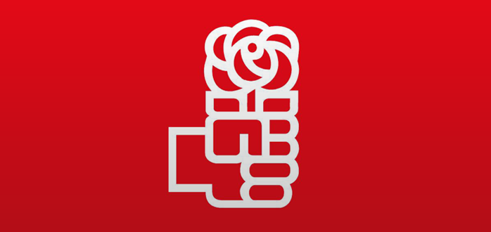 Bandera PSOE logo