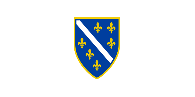 Bandera República de Bosnia-Herzegovina (1992-1997)
