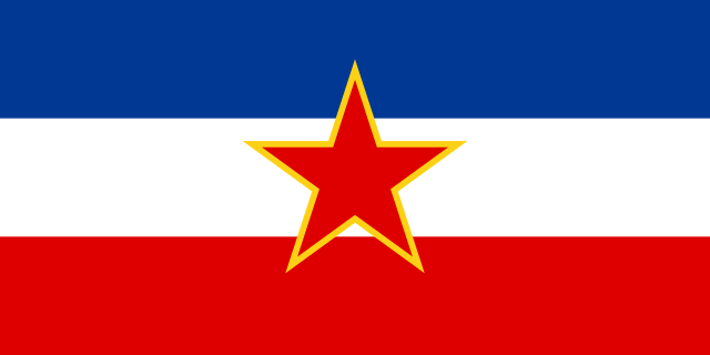 Bandera República Federal Socialista de Yugoslavia (1963-1992)