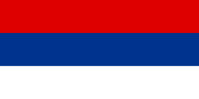 Bandera República Serbia de Krajina (1991-1995)