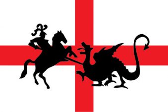 Tu Bandera - Bandera de San Jorge a caballo y dragón