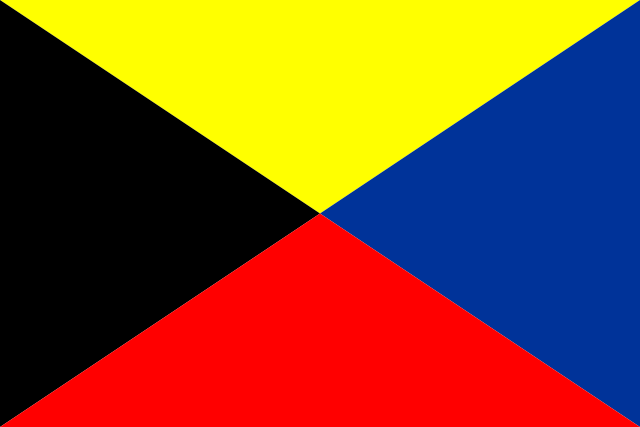 Bandera Abecedario Náutico CIS - Z Zulu