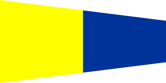 Bandera Náuticas número 5 CIS