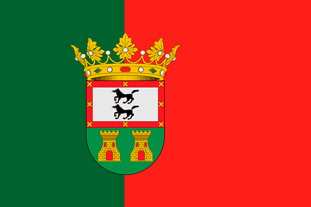 Bandera Guadamur con escudo