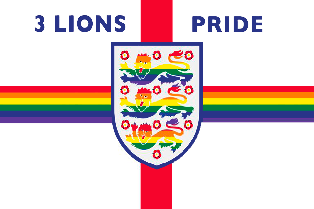 Bandera 3 Lions Pride