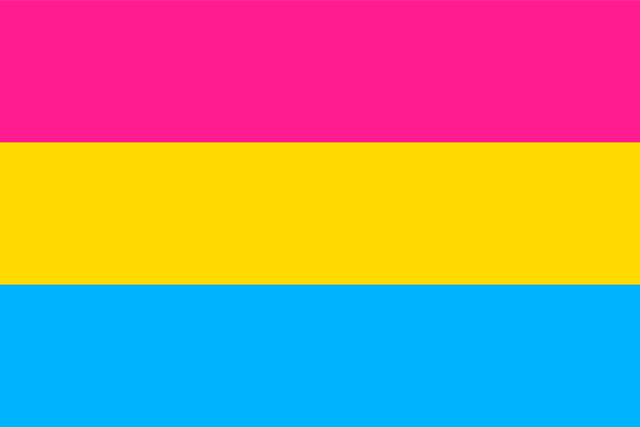 Bandera Pansexualidad