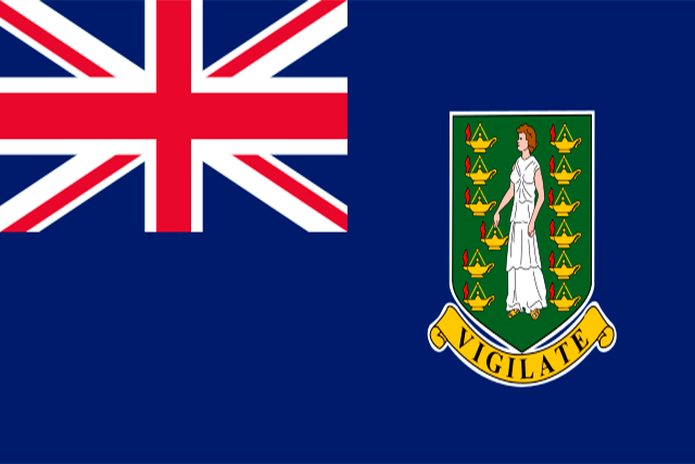 Bandera Islas Vírgenes Británicas